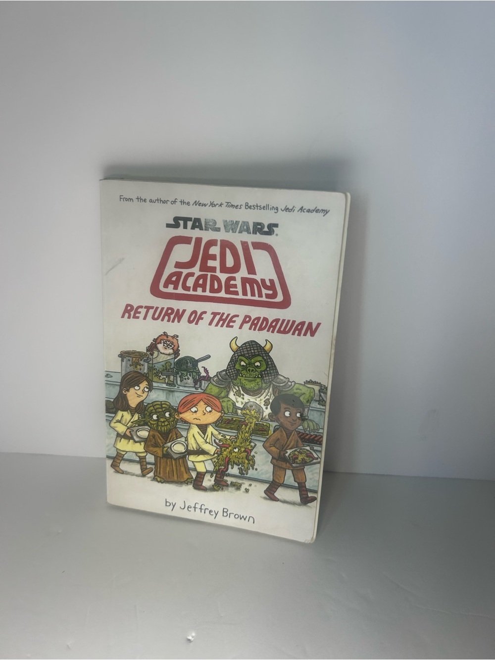 Star Wars Kids Costume Book Cover Art - White with Red Logo